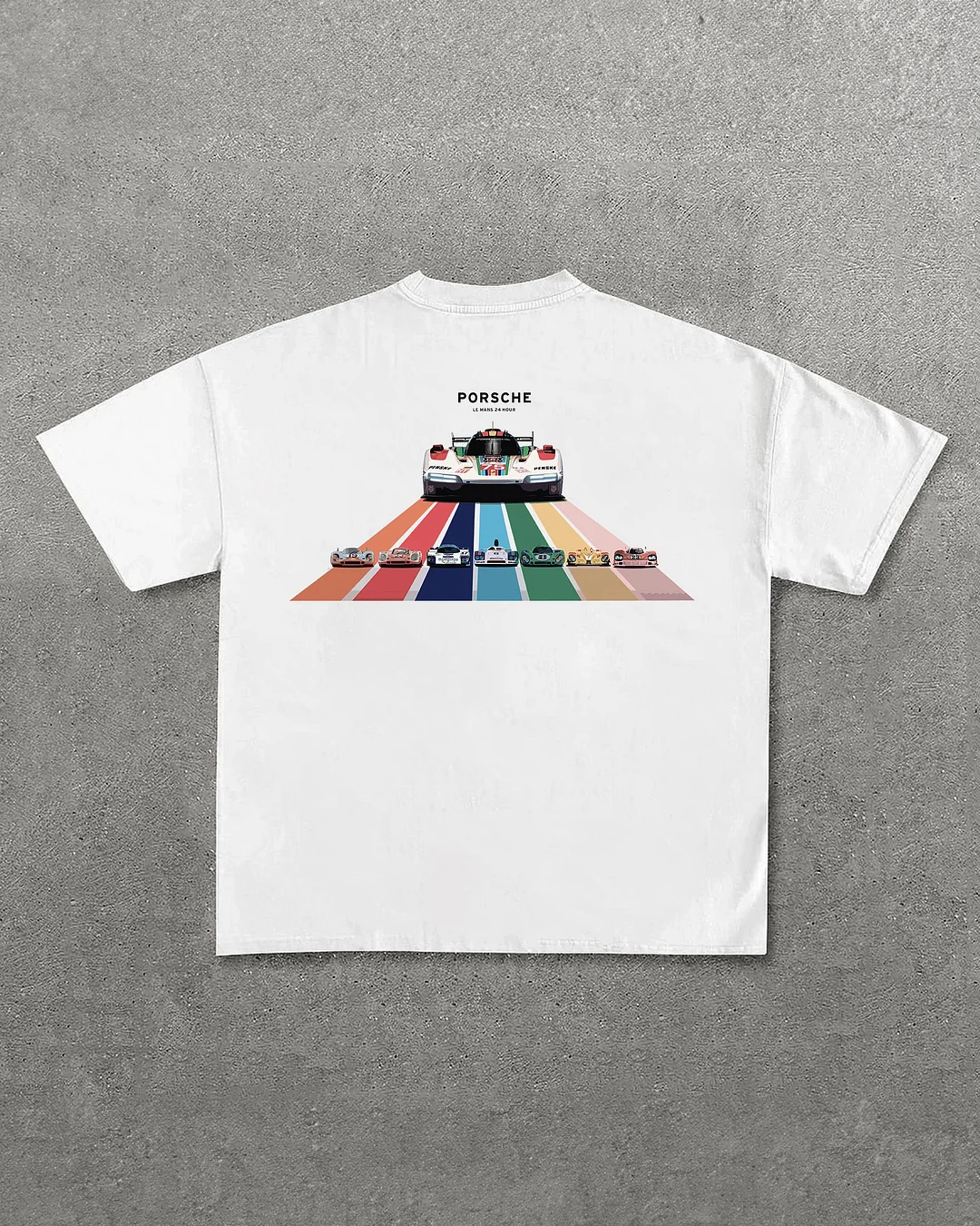 Porsche 963 Printed Oversized Unisex T-shirts