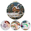 Xmas House-Embroidery Kit