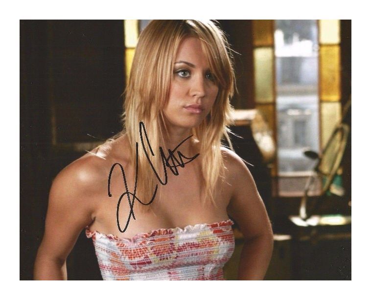 KALEY CUOCO AUTOGRAPHED SIGNED A4 PP POSTER Photo Poster painting PRINT 7