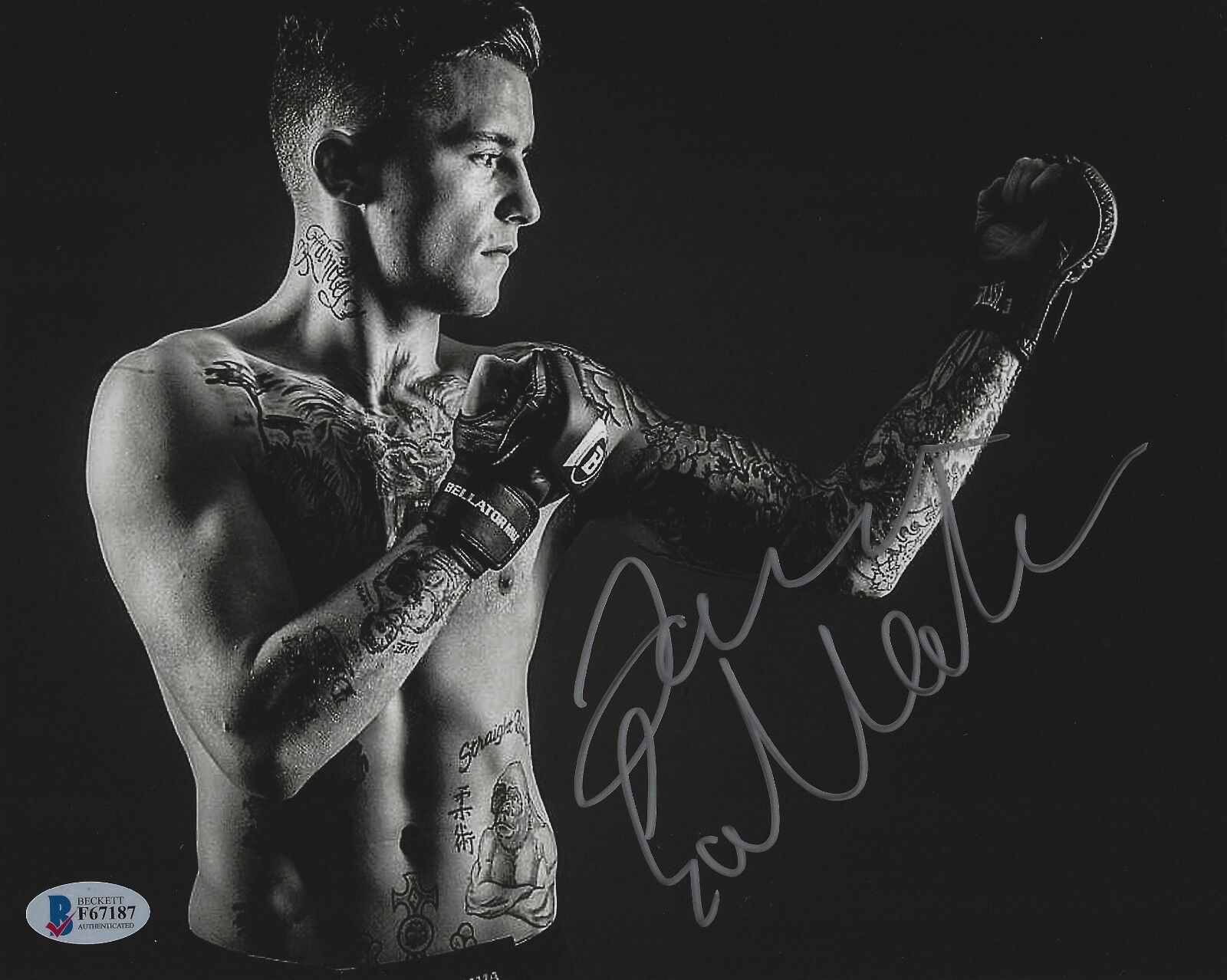 James Gallagher Signed 8x10 Photo Poster painting BAS Beckett COA Bellator MMA Picture Auto'd 87