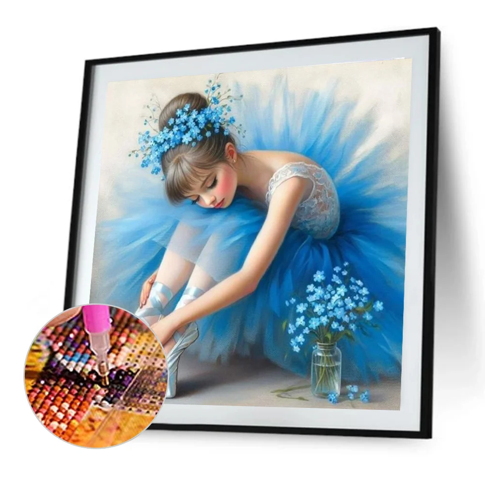Diamond Painting - Full Round Drill - Ballet Girl(Canvas|40*40cm)
