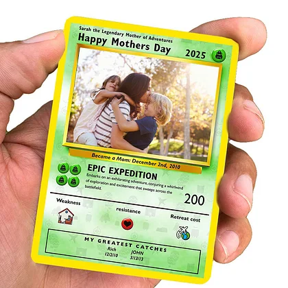 Mother's Day Poke Metal Card