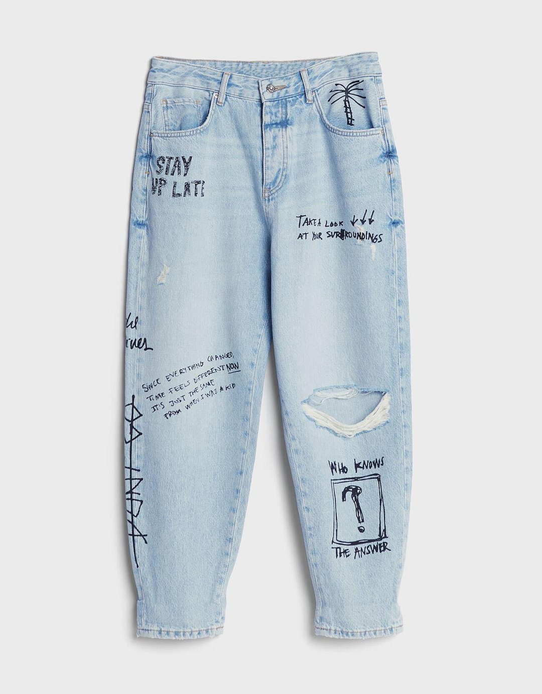 Cotton with Jeans(Plus Size)-Allyzone-Allyzone
