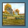Country House - Round Drill Diamond Painting - 30*30CM