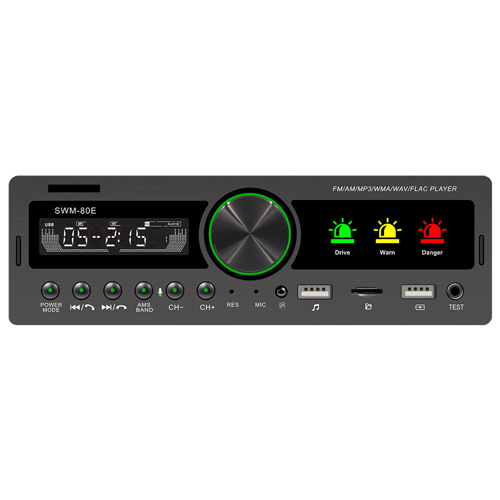 

SWM-80E 1 DIN Car Stereo Bluetooth USB AUX Car Radio with Alcohol Tester, Without fang kong, 501 Original
