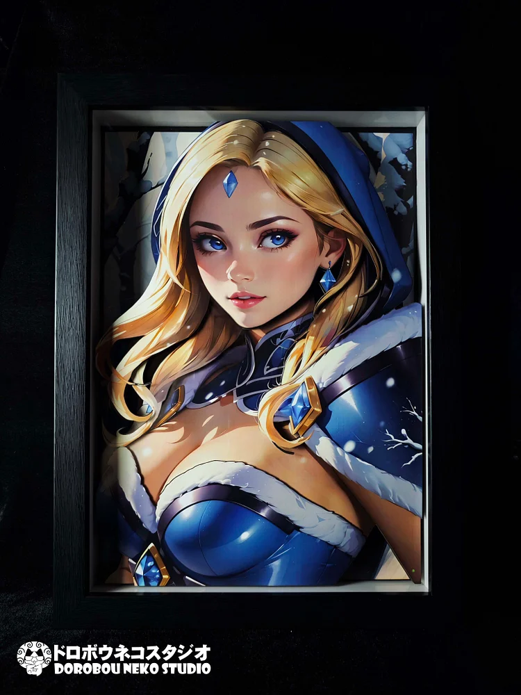 Dorobou Neko Studio - DOTA2 - DSUB-002 Decorative Painting of Crystal Maiden Scene (Adult 18+)-