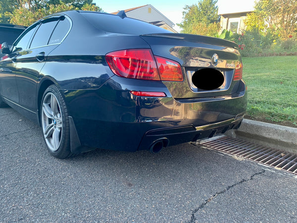 black f10 m sport rear bumper