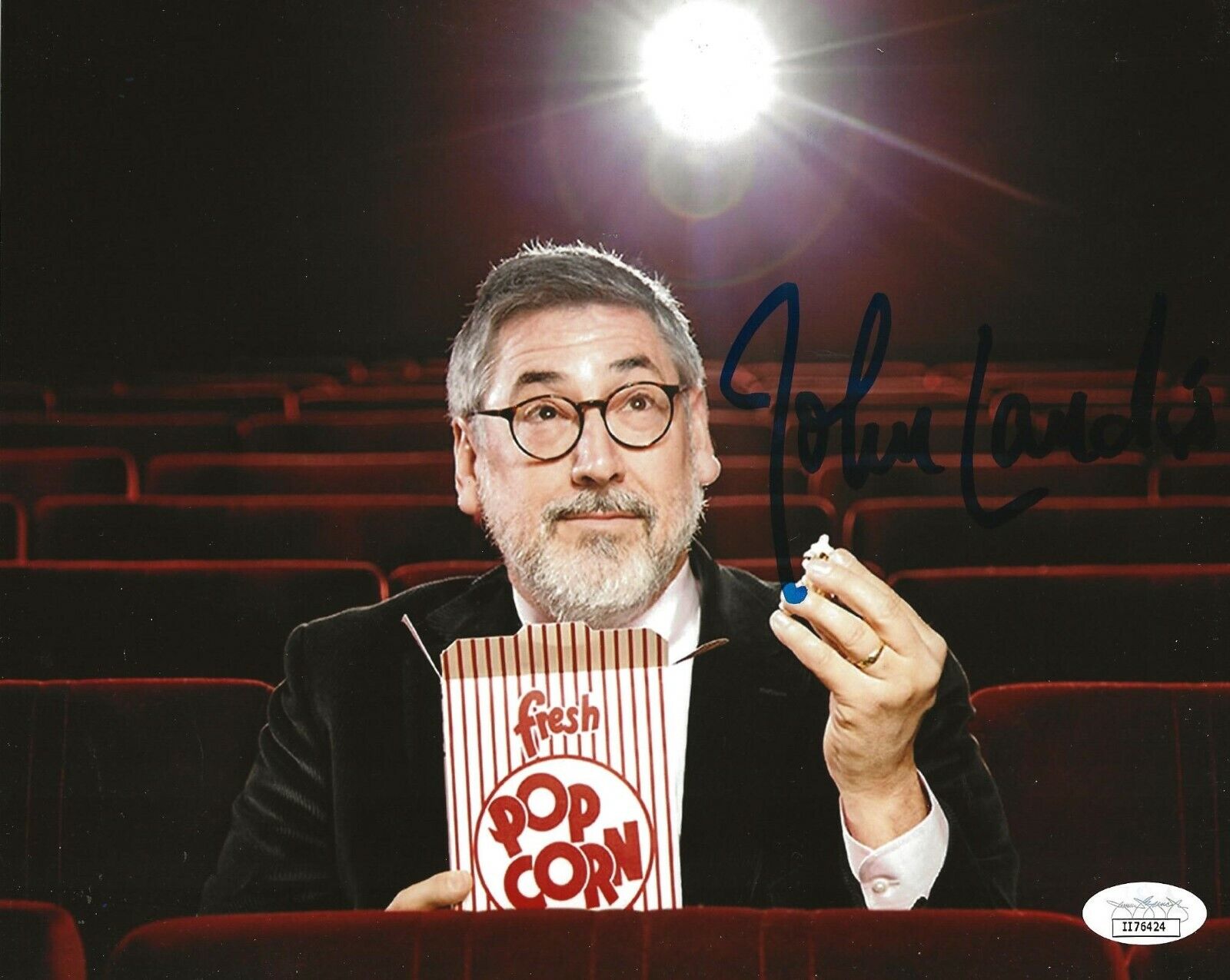 John Landis Blues Brothers Animal House signed Director 8x10 Photo Poster painting JSA