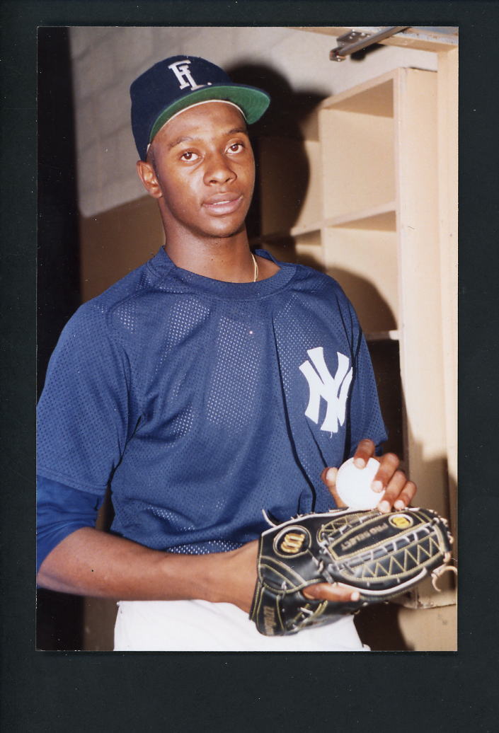 Brien Taylor 1992 Press Original Photo Poster painting Ft. Lauderdale Yankees