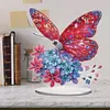Ornement de bricolage papillon hortensia en acrylique