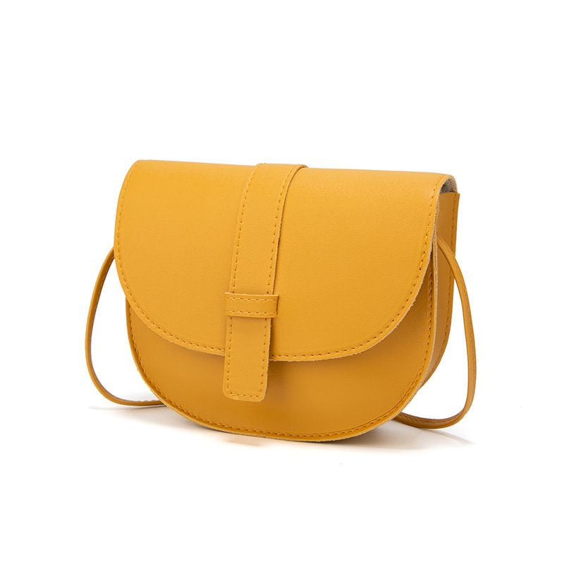 Small Women Purse Shell Shoulder Messenger Bag PU Leather Fashion Solid Yellow Black Crossbody Bag Bolsas Ladies Phone Purse US Mall Lifes