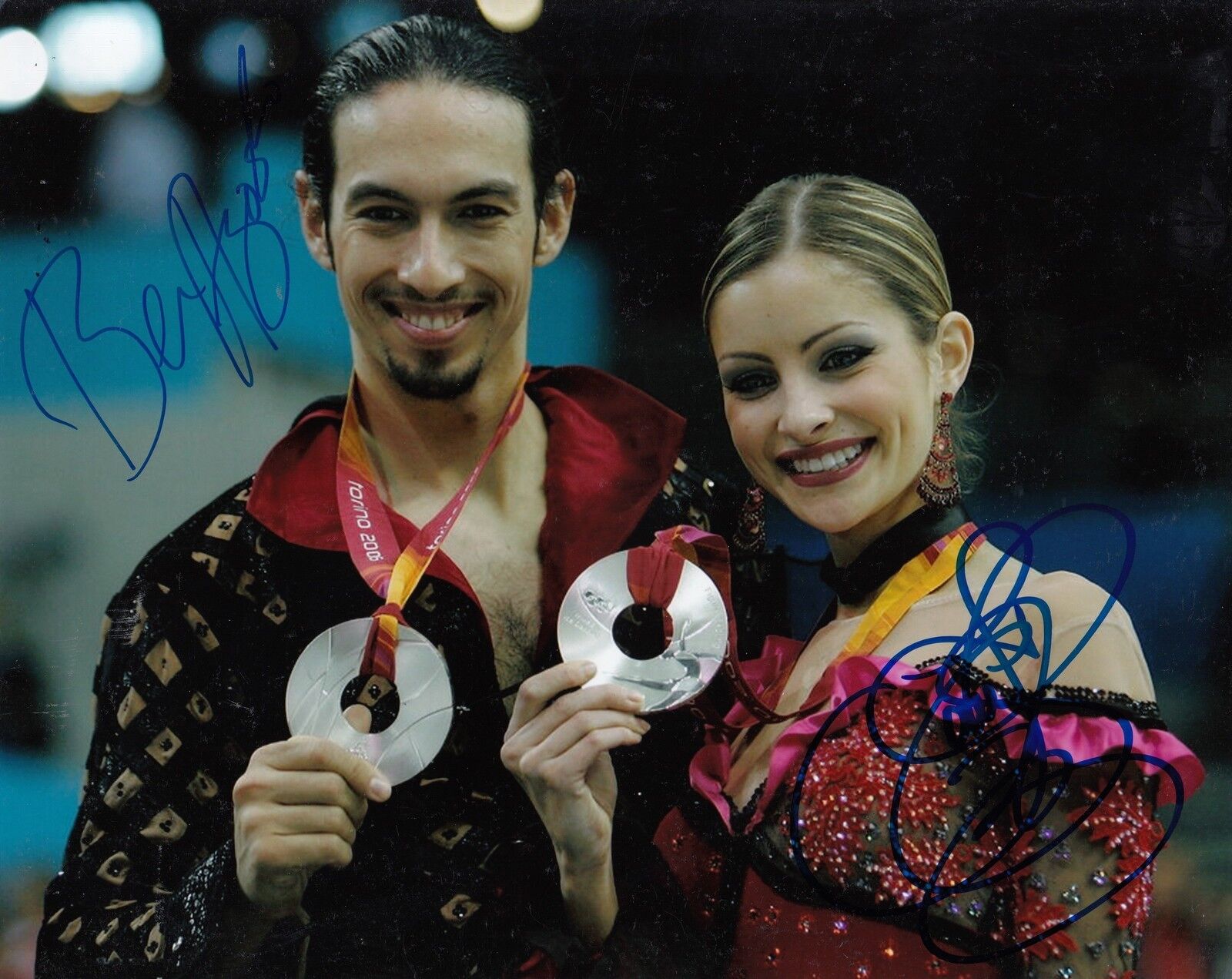 TANITH BELBIN & BEN AGOSTO signed (USA OLYMPIC FIGURE SKATING) 8X10 W/COA #2