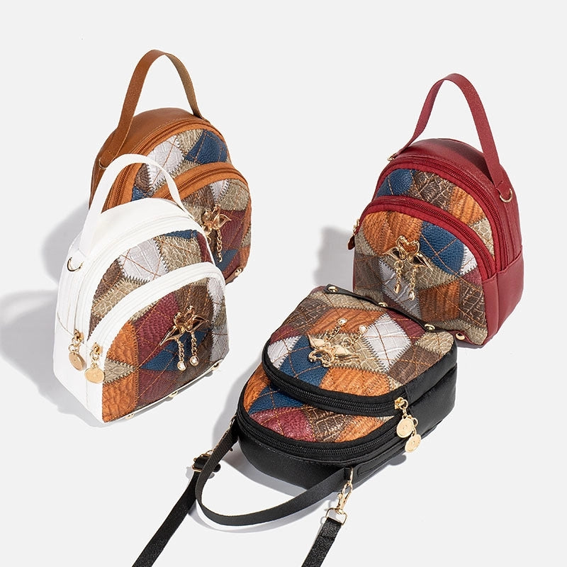 Anti-theft Color Block Casual Holiday