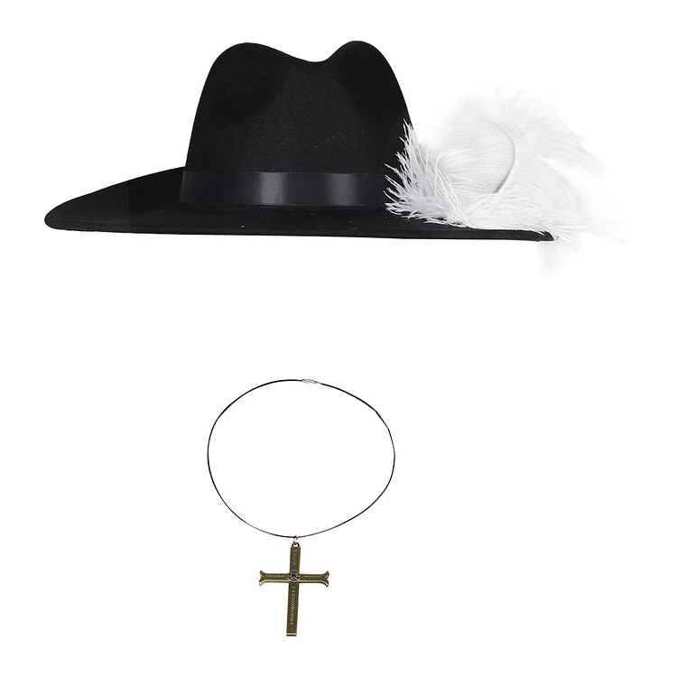 One Piece 2023 Eagle Eye Black Hat Cosplay Accessories Halloween Carnival Prop