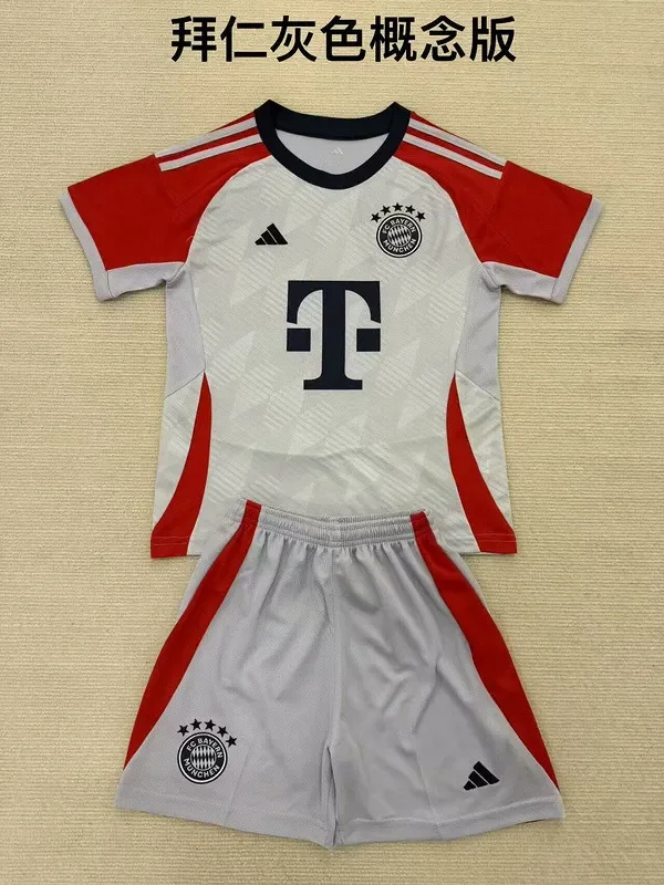 Adult Uniform 2025-2026 Bayern Munich Grey Concept Version Soccer Jersey