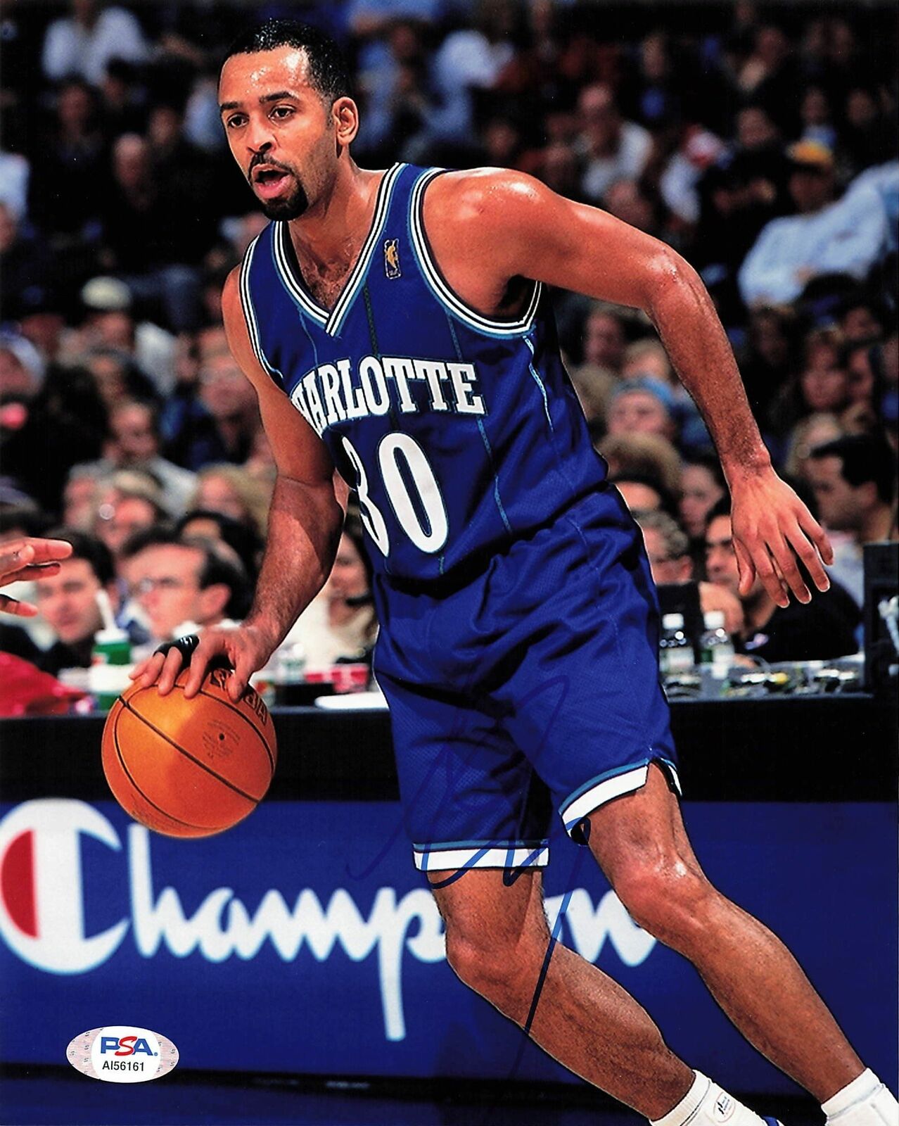 Dell Curry signed 8x10 Photo Poster painting PSA/DNA Charlotte Hornets Autographed