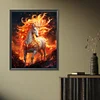 Diamond Painting-DIY Full Round Dril Fire Horse(40*50CM)