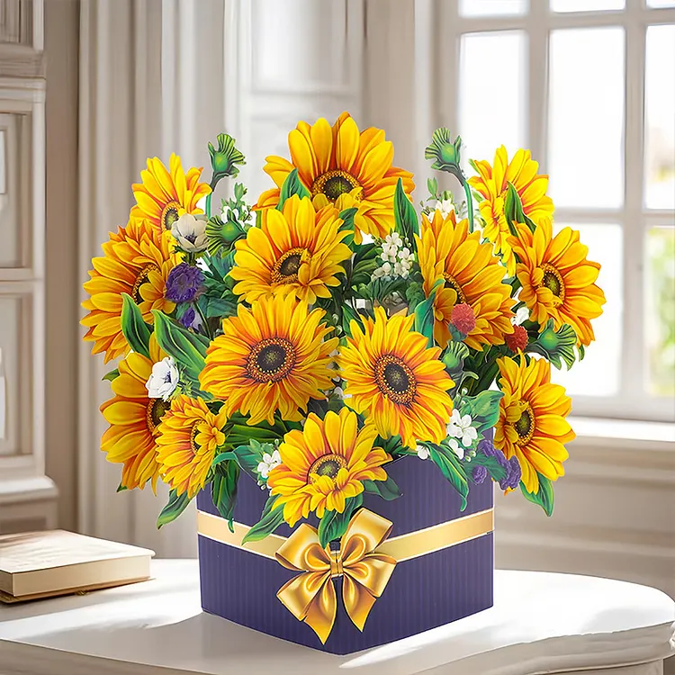 🌺💗 The Ultimate Mother's Day Gift: 3D Pop-Up Flower Bouquet Card