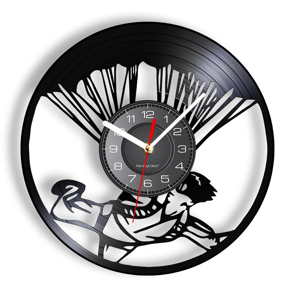 

Parachuting Hang - Vinyl Record Wall Clock - Without LED, 501 Original