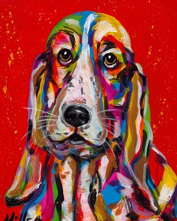 

Long Ears Bassett Dog – Paint By Numbers - 40*50CM, 501 Original
