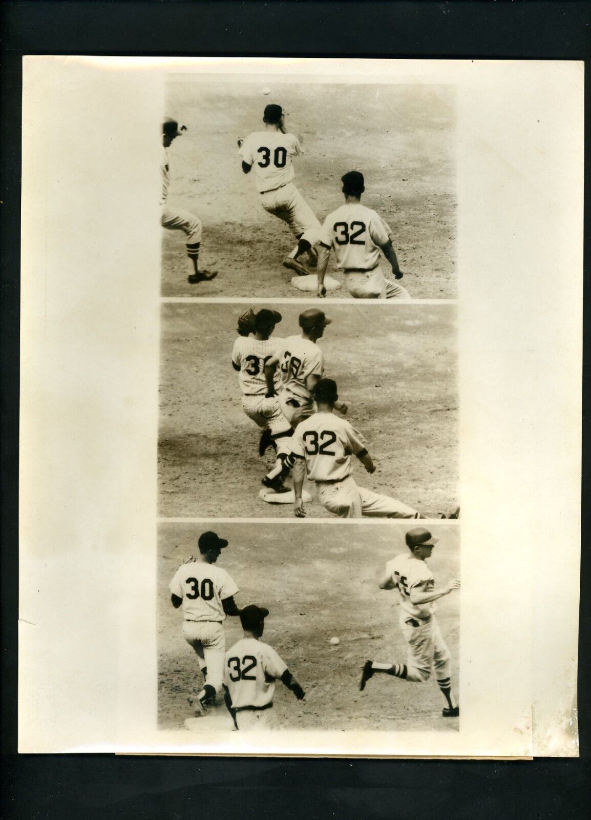 Dalton Jones Harry Malmberg Stottlemyre 1964 Type 1 Press Photo Poster painting Red Sox Yankees