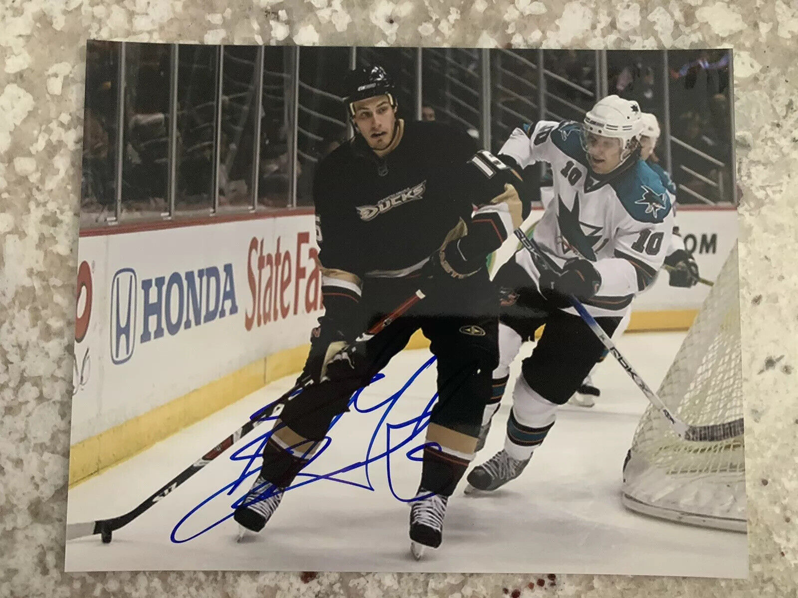 Ryan Getzlaf SIGNED 8x10 Photo Poster painting Anahiem Ducks