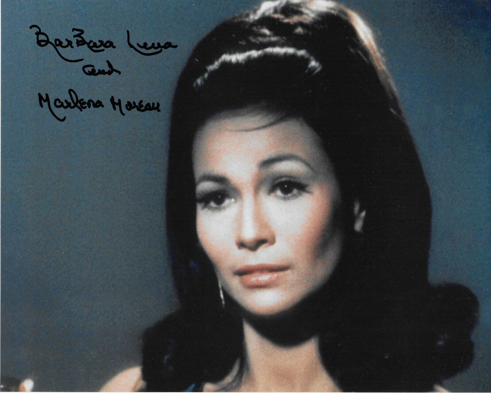 BarBara Luna Star Trek TOS An 8x10 In Person Signed Photo Poster painting of