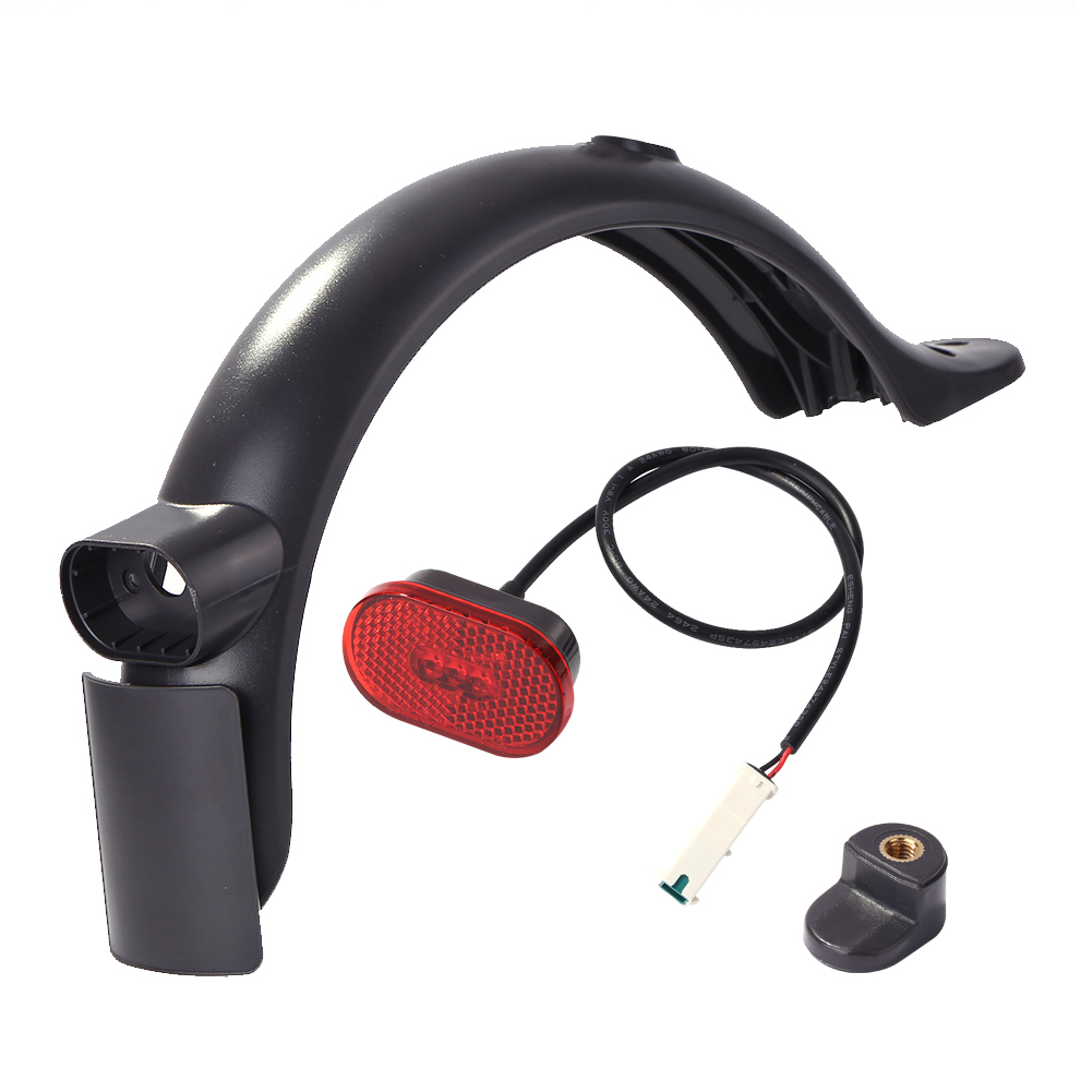 

Electric Scooter Mudguard Fender Hook Tail Lamp Set for Xiaomi M365 PRO 2, Rear mudguard + mudguard hook + tail light, 501 Original