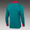 2024/2025 Liverpool Half-Pull Training Suit Green Jersey 1:1 Thai Quality Set