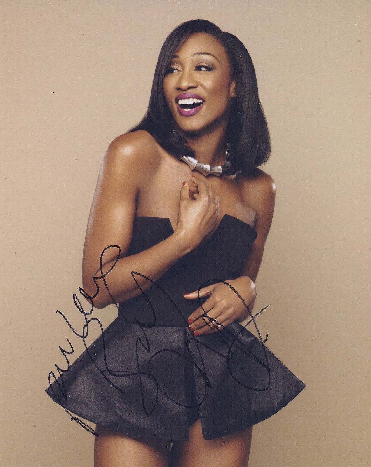 Beverley Knight Autograph Signed 10x8 Photo Poster painting AFTAL [B3506]