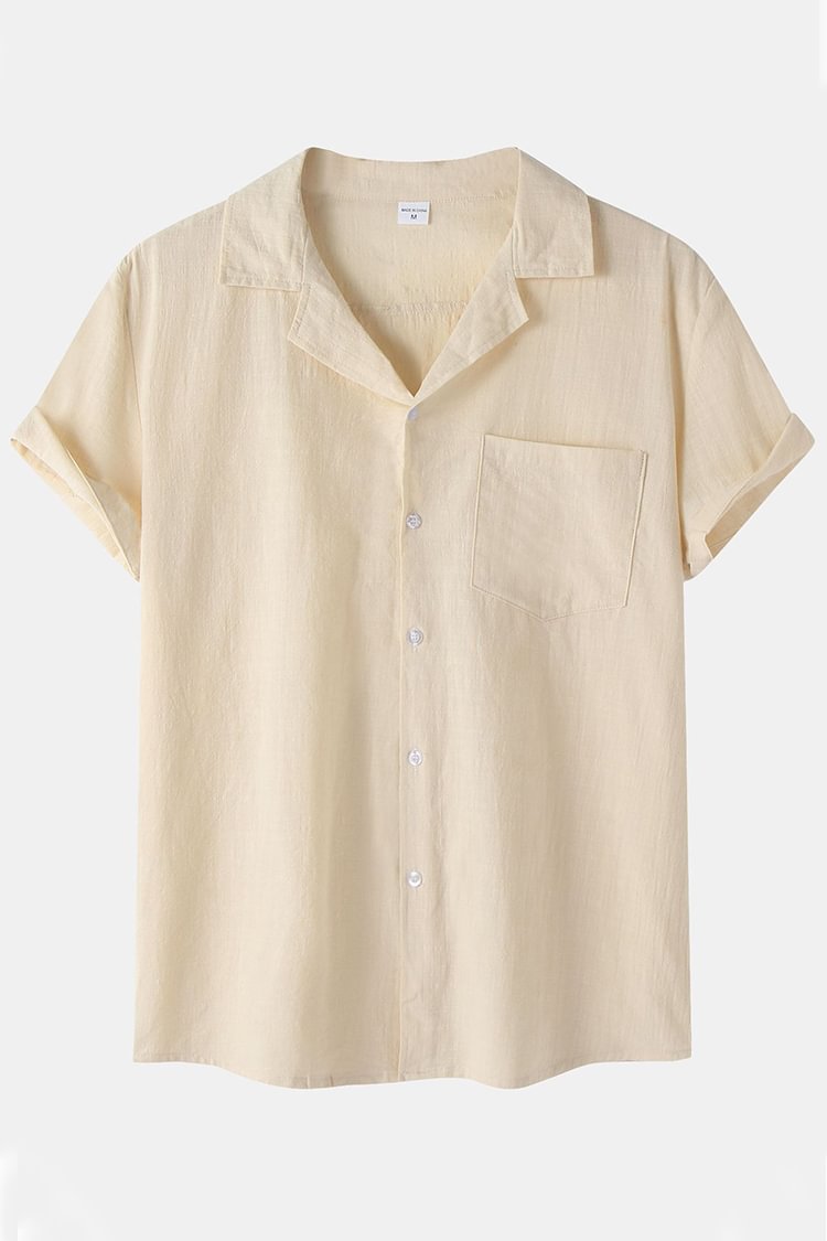 Casual Fashion Cotton Linen Shirt