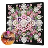 Framed Diamond Painting - Special Shaped - Flowers (25x25cm)
