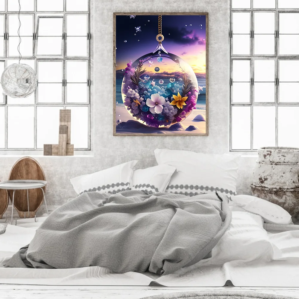 Diamond Painting - Full Round Drill - Flower Beach(30*40cm)