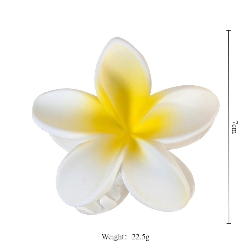 Women’s Hawaiian Vacation Tropical Flower Arylic Hair Claws