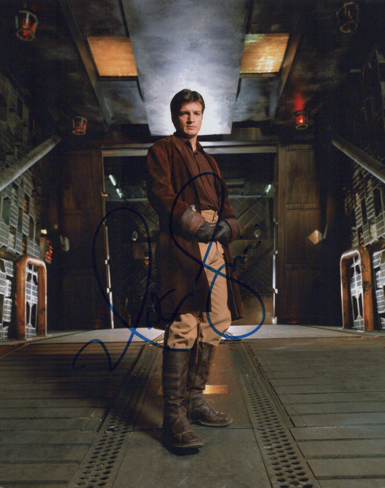 Nathan Fillion (Castle) signed 8x10 Photo Poster painting In-person