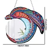 (US Only)Special Shaped Diamond Painting Makeup Mirror Kit Dolphin Crystal Diamond Mirror
