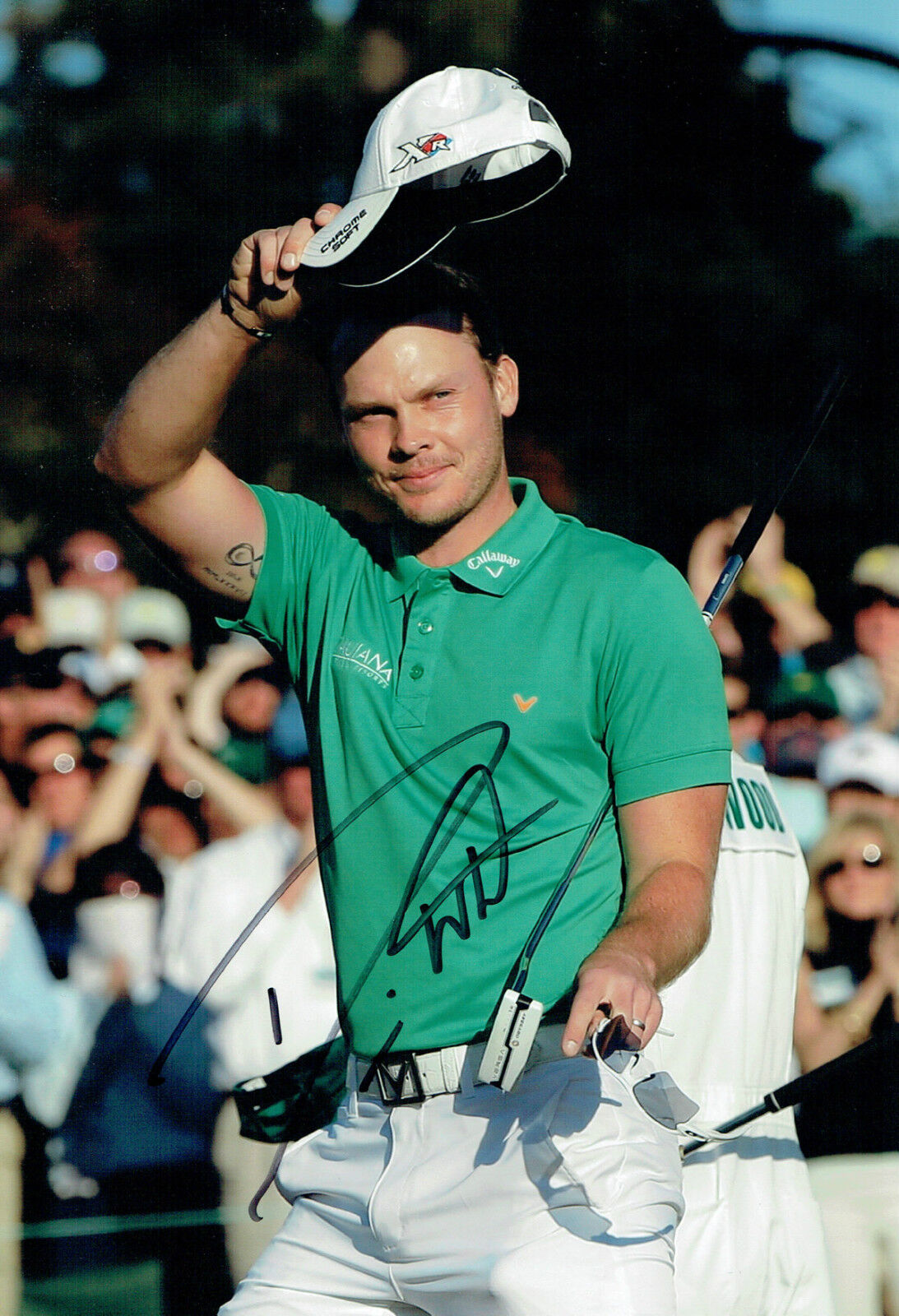 Danny WILLETT Augusta Masters SIGNED Autograph 12x8 Golf Photo Poster painting 14 AFTAL COA