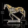 ENGINEKITOR Mechanical Running Horse 3D Metal Model Kit &ndash; Kinetic Motion Engineering Model