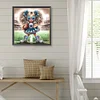 NFL football fille ronde drill diamond painting-40 * 40cm