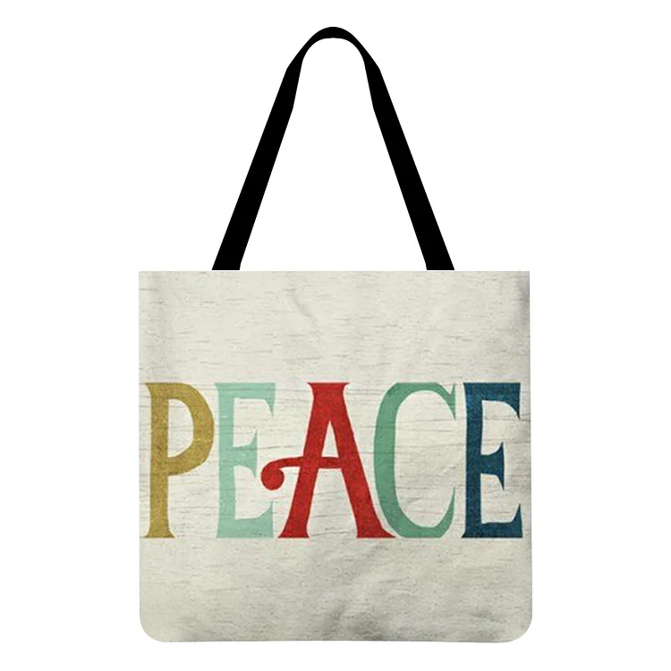 Merry Christmas Wishes - Linen Tote Bag