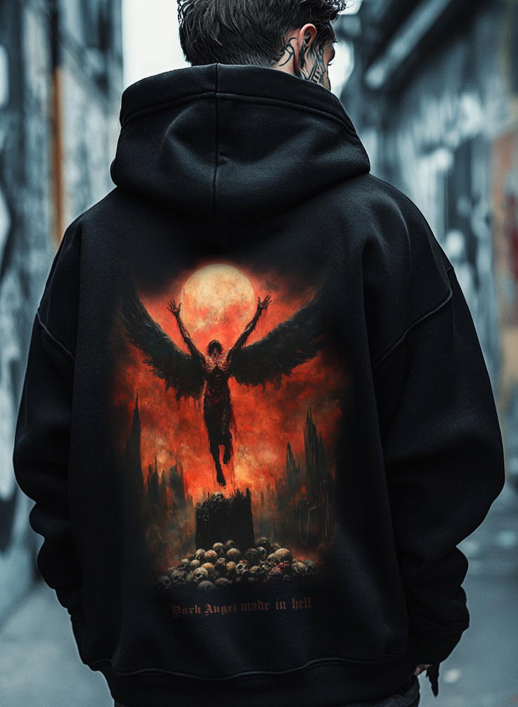 Unique Design Dark Bloody Moon Death Angel Sports Hoodie