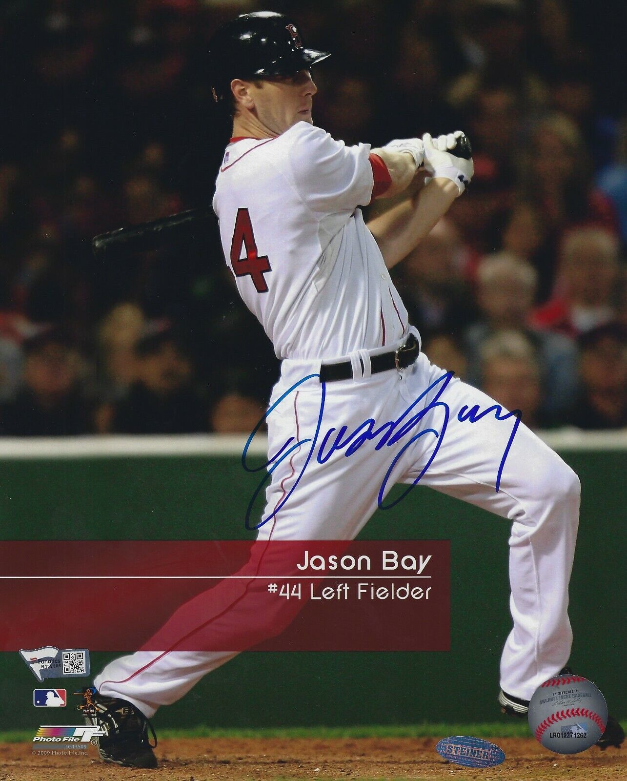 Signed 8x10 JASON BAY Boston Red Sox Autographed Photo Poster painting - Fanatics COA