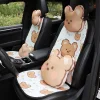 Cute Cartoon Bear Car Cushion Ice Silk Seat Cover Cushion