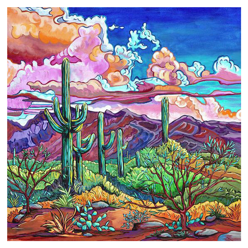 

Cactus - Round Drill Diamond Painting - 30*30CM, 501 Original