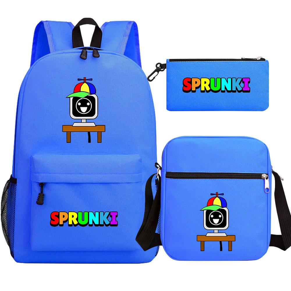 Mayoulove Sprunki Backpack Lightweight Design with Multiple Pockets for School Adventures-Mayoulove