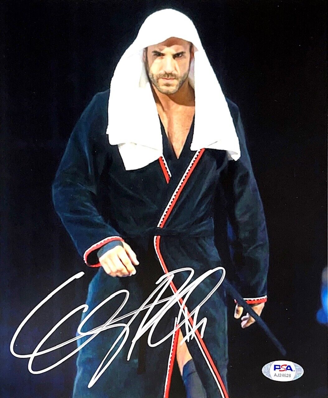 WWE CESARO HAND SIGNED AUTOGRAPHED 8X10 WRESTLING Photo Poster painting WITH PSA DNA COA 7 RARE