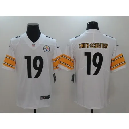 Men's  Pittsburgh Steelers #19 JuJu Smith-Schuster White Vapor Untouchable Limited Stitched NFL Jersey