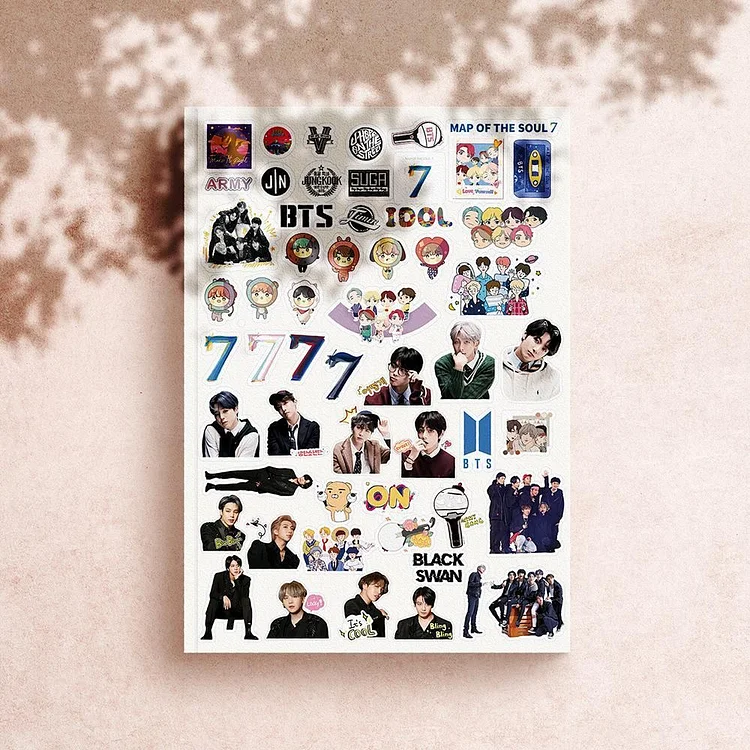 BTS Kpop Stickers Pack Wholesale sticker supplier 