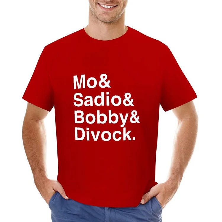 MoSalah Sadio Man&eacute; Roberto Firmino Inspired Divock  Men's Soccer Culture Tee