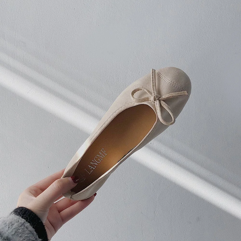 Lourdasprec Round Toe Women Boat Shoes Driving Shoes Flat Heel Candy Color Casual Sneakers Soft Female Spring Autumn Loafers